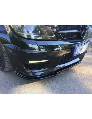 Lame de Pare-chocs Avant / Splitter MERCEDES-BENZ AMG C63 W204 Facelift - Maxton