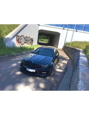 Lame de Pare-chocs Avant / Splitter MERCEDES-BENZ AMG C63 W204 Facelift - Maxton