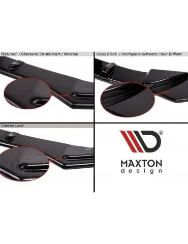 Lame de Pare-chocs Avant / Splitter MERCEDES-BENZ AMG C63 W204 Facelift - Maxton