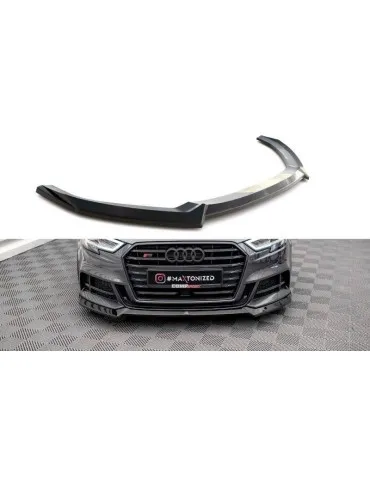 Lame de Pare-chocs Avant V.3 AUDI S3 / A3 S-LINE Sportback 8V Facelift - Maxton