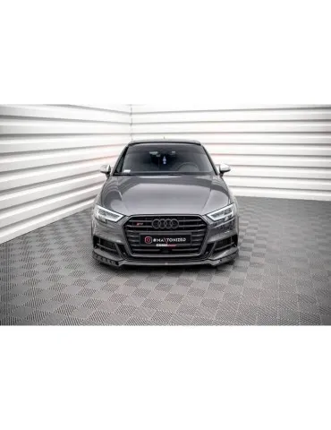 Lame de Pare-chocs Avant V.3 AUDI S3 / A3 S-LINE Sportback 8V Facelift - Maxton