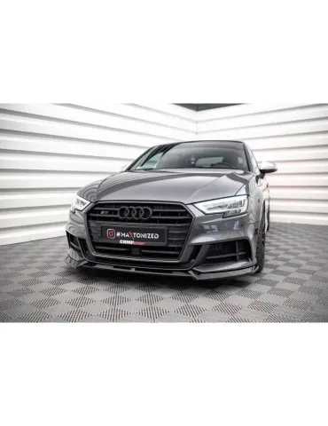 Lame de Pare-chocs Avant V.3 AUDI S3 / A3 S-LINE Sportback 8V Facelift - Maxton