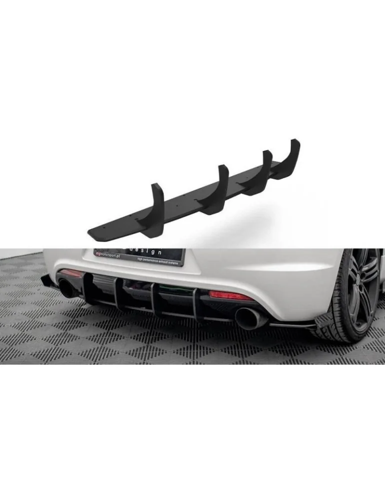 Gamme Street Pro Central Diffuseur Arrière VOLKSWAGEN SCIROCCO R MK3 - Maxton