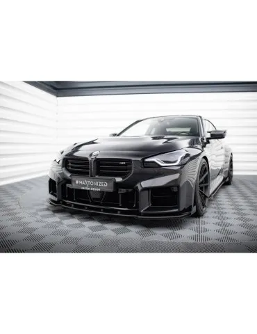 Gamme Street Pro Lame de Pare-chocs Avant V.1 + Volets latéraux BMW M2 G87  +   Volets latéraux - Maxton