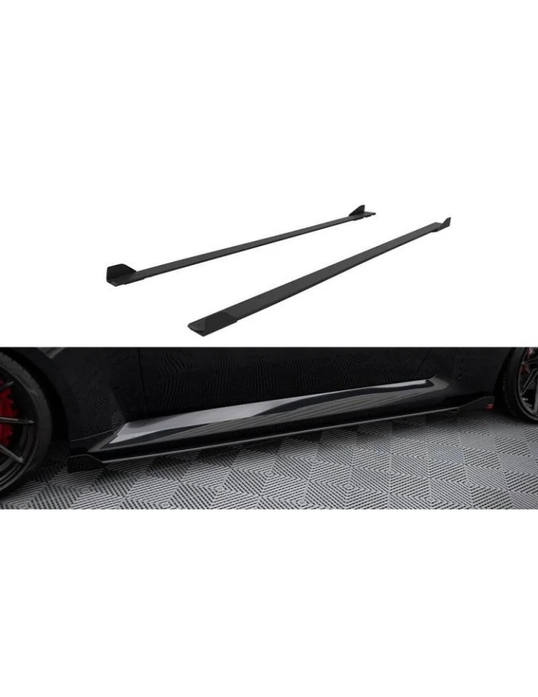 Gamme Street Pro Extension / Rajout de Bas de caisse V.1 + Volets latéraux BMW M2 G87  +   Volets latéraux - Maxton