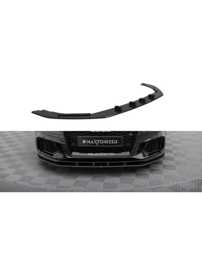 Gamme Street Pro Lame de Pare-chocs Avant AUDI RS3 Sedan 8V Facelift - Maxton