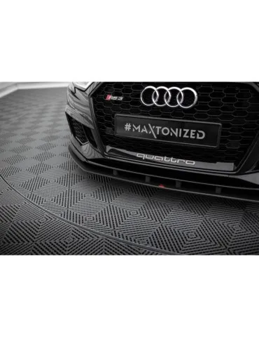 Gamme Street Pro Lame de Pare-chocs Avant AUDI RS3 Sedan 8V Facelift - Maxton