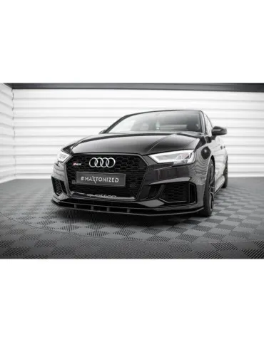 Gamme Street Pro Lame de Pare-chocs Avant AUDI RS3 Sedan 8V Facelift - Maxton