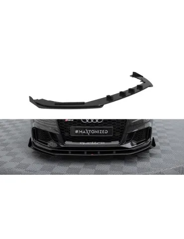 Gamme Street Pro Lame de Pare-chocs Avant V.1 + Volets latéraux AUDI RS3 Sedan 8V Facelift - Maxton