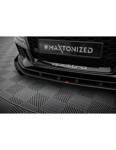 Gamme Street Pro Lame de Pare-chocs Avant V.1 + Volets latéraux AUDI RS3 Sedan 8V Facelift - Maxton
