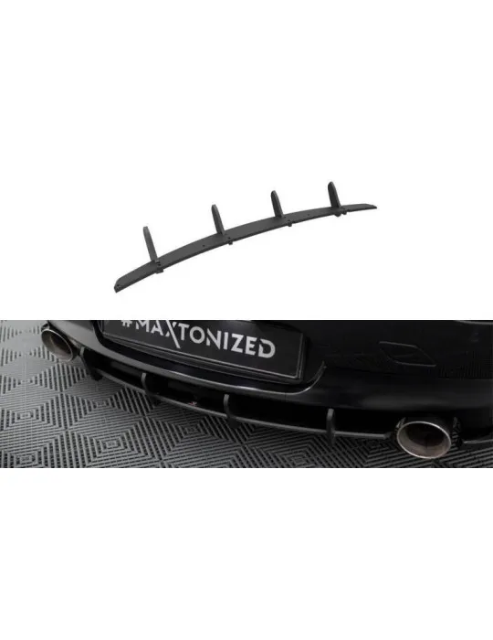 Diffuseur arrière Street Pro BMW Z4 E89 Pack M restylé noir/rouge