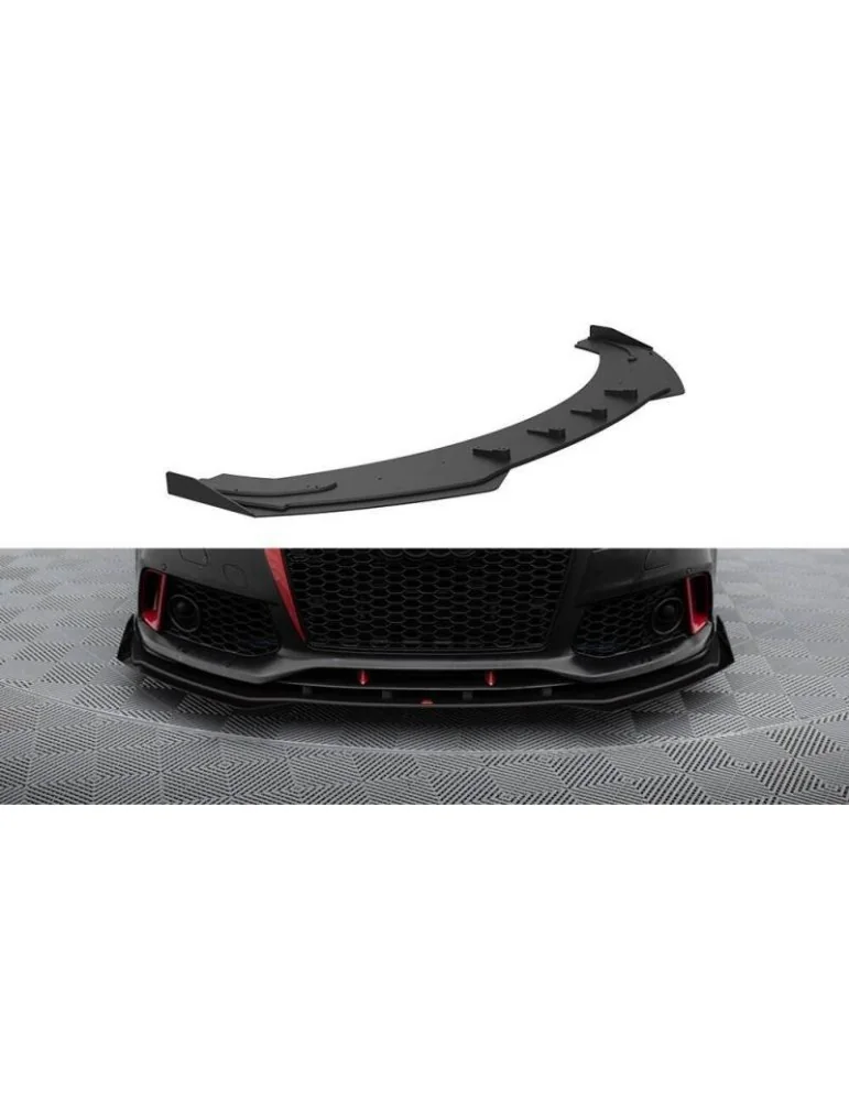Gamme Street Pro Lame de Pare-chocs Avant + Volets latéraux AUDI A7 RS7  C7 - Maxton