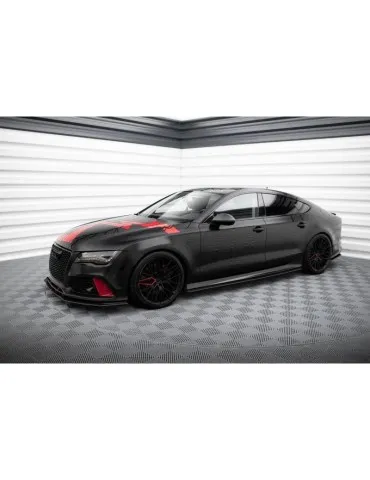 Gamme Street Pro Extension / Rajout de Bas de caisse AUDI A7 S-LINE C7 - Maxton