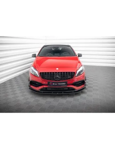 Gamme Street Pro Lame de Pare-chocs Avant MERCEDES-BENZ A 45 AMG AERO W176 - Maxton