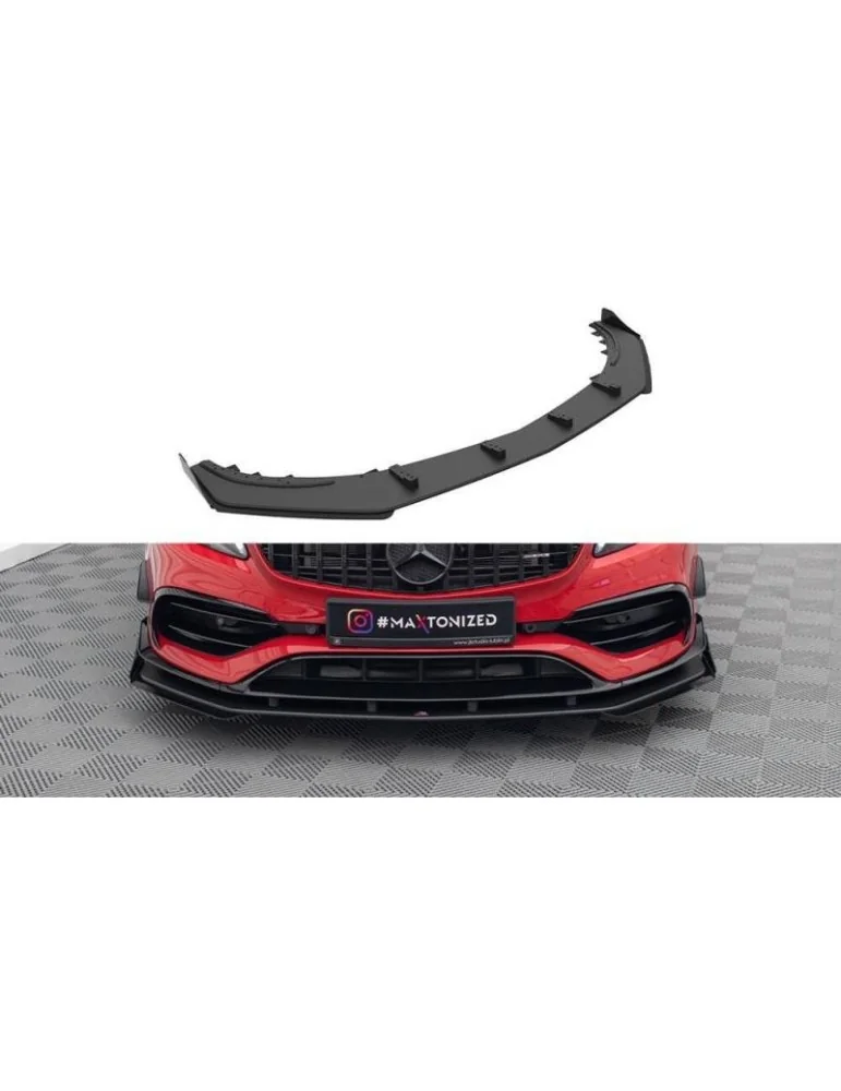 Gamme Street Pro Lame de Pare-chocs Avant + Volets latéraux MERCEDES-BENZ A 45 AMG AERO W176 - Maxton