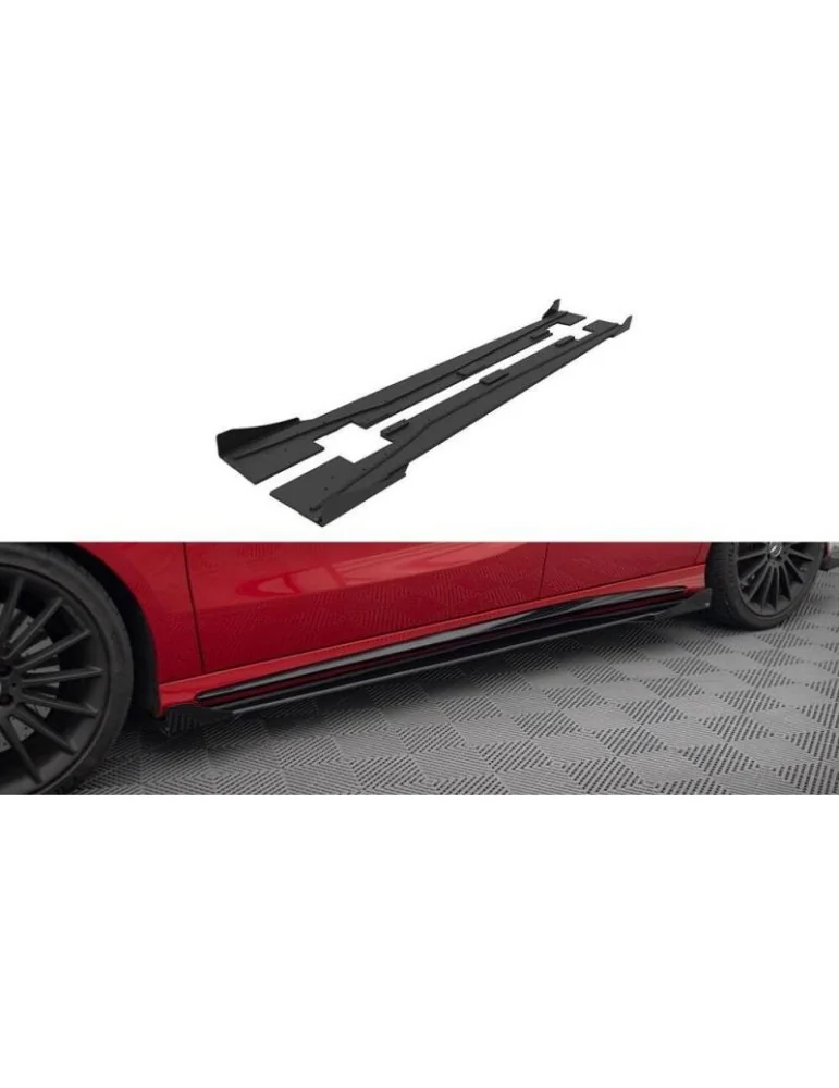 Gamme Street Pro Extension / Rajout de Bas de caisse + Volets latéraux MERCEDES-BENZ A 45 AMG W176 - Maxton