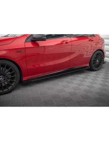 Gamme Street Pro Extension / Rajout de Bas de caisse + Volets latéraux MERCEDES-BENZ A 45 AMG W176 - Maxton