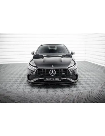 Gamme Street Pro Lame de Pare-chocs Avant MERCEDES-AMG A35 W177 Facelift - Maxton