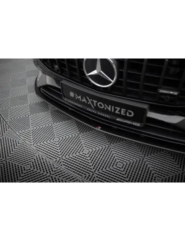 Gamme Street Pro Lame de Pare-chocs Avant MERCEDES-AMG A35 W177 Facelift - Maxton