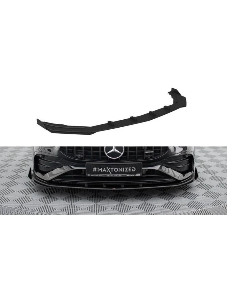 Gamme Street Pro Lame de Pare-chocs Avant + Volets latéraux MERCEDES-AMG A35 W177 Facelift  +   Volets latéraux - Maxton