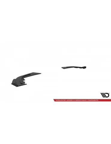 Gamme Street Pro Lame de Pare-chocs Arrière + Volets latéraux MERCEDES-AMG A35 Hatchback W177  +   Volets latéraux - Maxton