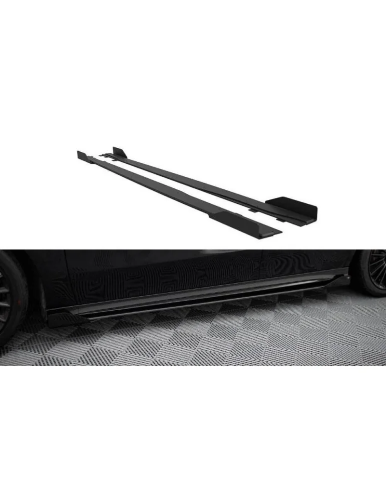 Gamme Street Pro Extension / Rajout de Bas de caisse + Volets latéraux MERCEDES-AMG A35 W177 Facelift  +   Volets latéraux - 