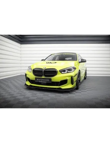 Gamme Street Pro Lame de Pare-chocs Avant + Volets latéraux BMW 1 F40 M-Pack / M135i  +   Volets latéraux - Maxton