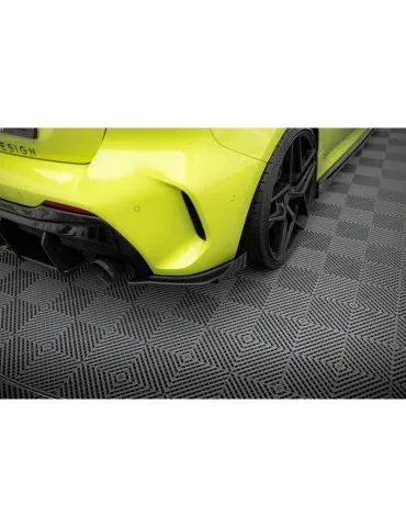 Gamme Street Pro Lame de Pare-chocs Arrière V.1 + Volets latéraux V.1 BMW 1 F40 M-Pack / M135i  +   Volets latéraux - Maxton