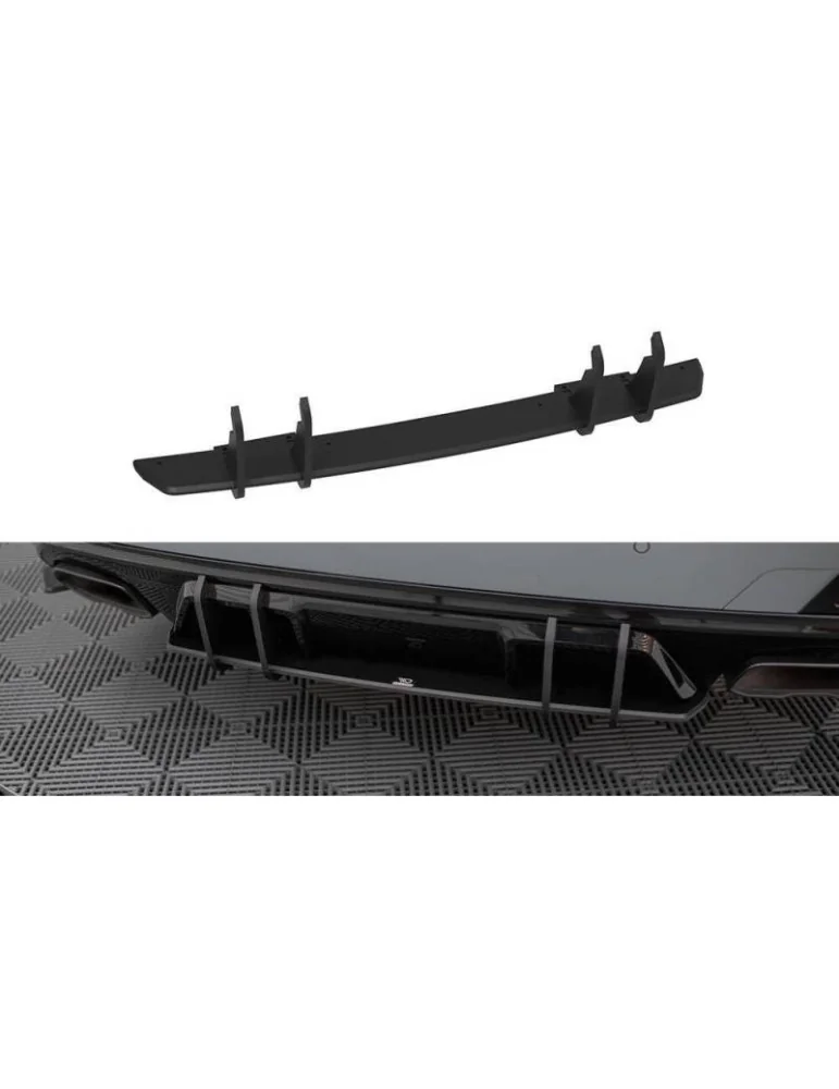Gamme Street Pro Central Diffuseur Arrière BMW 4 Gran Coupe M440i G26 - Maxton