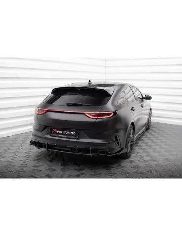 Gamme Street Pro Lame de Pare-chocs Arrière + Volets latéraux KIA PROCEED GT MK1 Facelift  +   Volets latéraux - Maxton