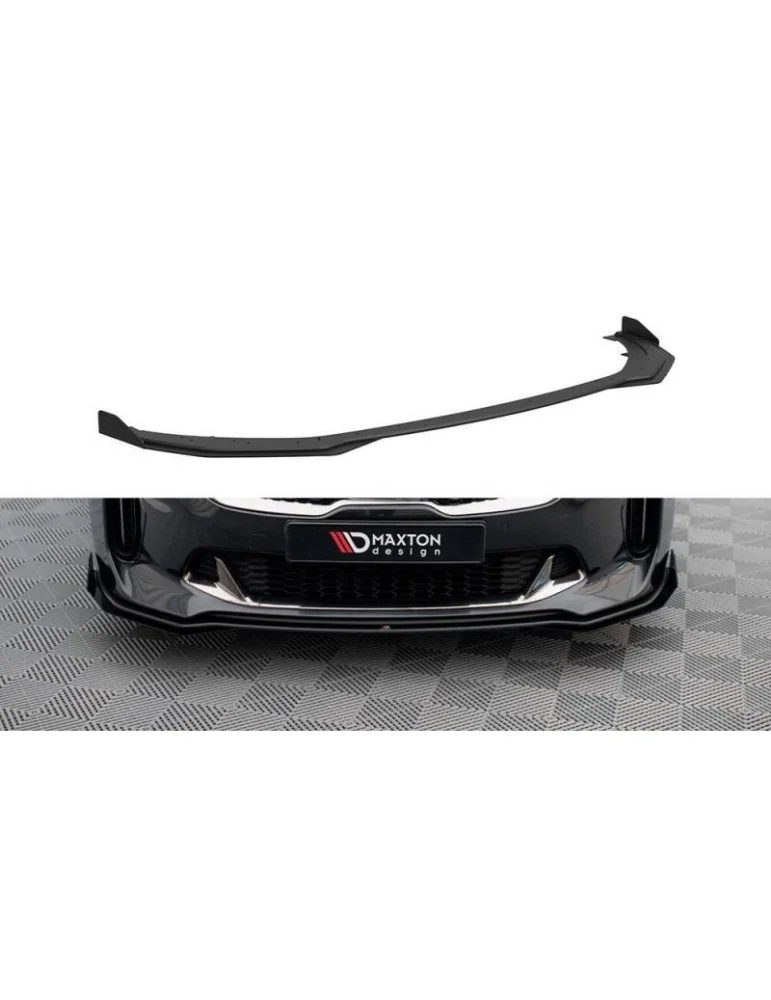 Gamme Street Pro Lame de Pare-chocs Avant + Volets latéraux KIA STINGER GT / GT-Line MK1  +   Volets latéraux - Maxton