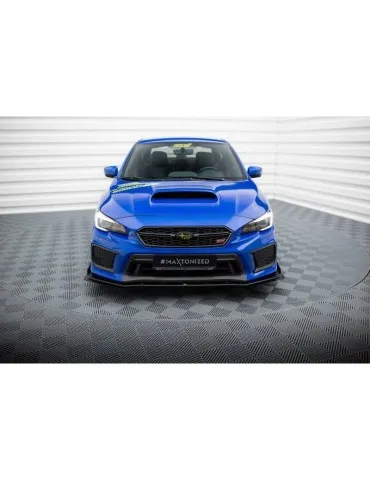 Gamme Street Pro Lame de Pare-chocs Avant + Volets latéraux SUBARU WRX STI MK1 Facelift - Maxton