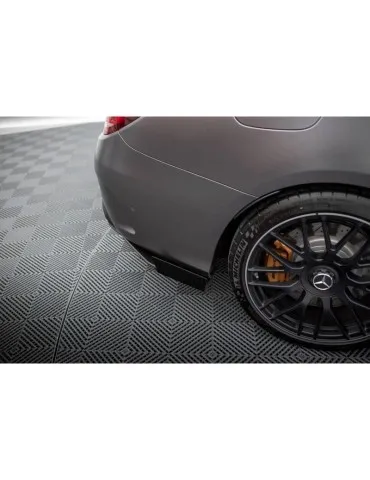 Gamme Street Pro Lame de Pare-chocs Arrière + Volets latéraux MERCEDES-AMG C63 Sedan / Estate W205 Facelift  + Rabats Brillan