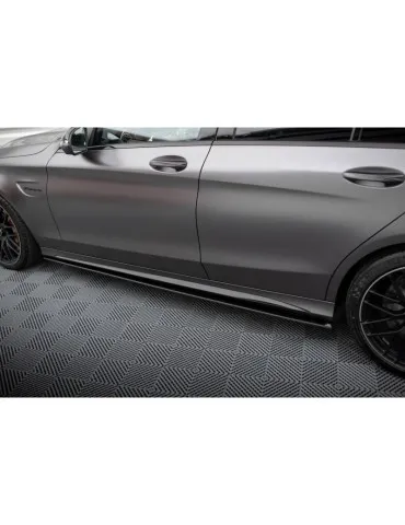 Gamme Street Pro Extension / Rajout de Bas de caisse MERCEDES-AMG C63 Sedan / Estate W205 Facelift - Maxton