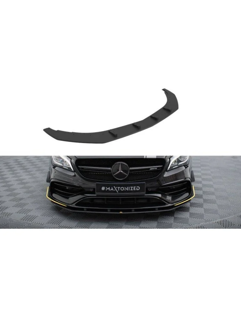 Gamme Street Pro Lame de Pare-chocs Avant MERCEDES-AMG CLA 45 AERO C117 Facelift - Maxton