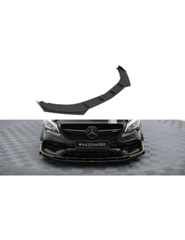 Gamme Street Pro Lame de Pare-chocs Avant + Volets latéraux MERCEDES-AMG CLA 45 AERO C117 Facelift - Maxton