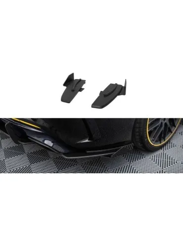Gamme Street Pro Lame de Pare-chocs Arrière + Volets latéraux MERCEDES-AMG CLA 45 C117 Facelift - Maxton