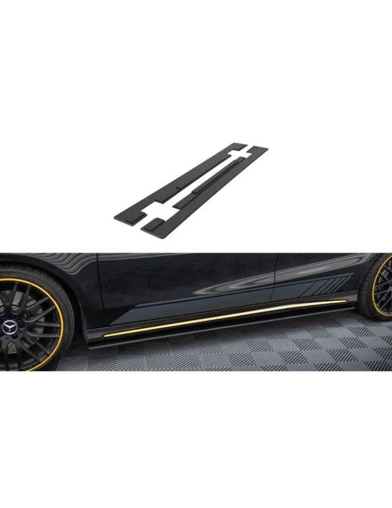 Gamme Street Pro Extension / Rajout de Bas de caisse MERCEDES-AMG CLA 45 C117 Facelift - Maxton