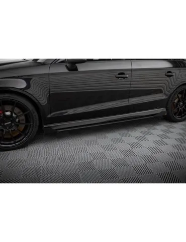 Gamme Street Pro Extension / Rajout de Bas de caisse V.1 + Volets latéraux AUDI RS3 Sedan 8V Facelift - Maxton