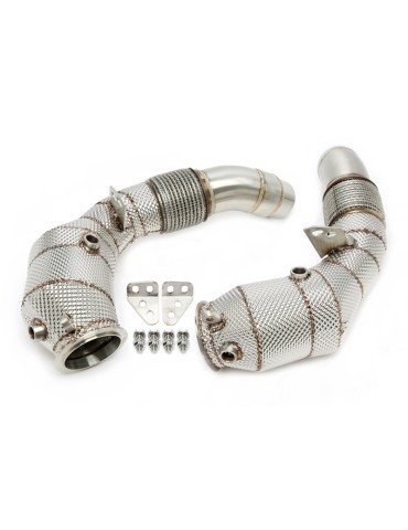 Descente de turbo avec bouclier thermique et convertisseur catalytique Serie 5 M5 F10/S63/B44 - 560PS 2011 - 2016  