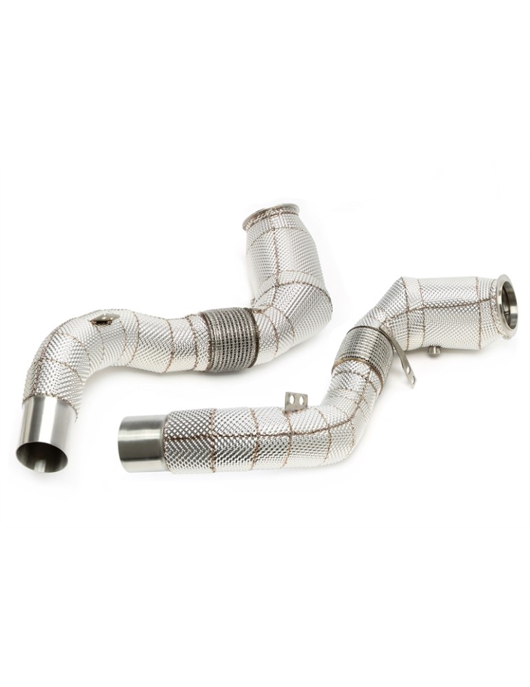 Descente de turbo avec pot catalytique et tuyau flexible BMW Serie 7 F01/02/03 750i/750iX  N63-B44 449PS 2012 - 2015  
