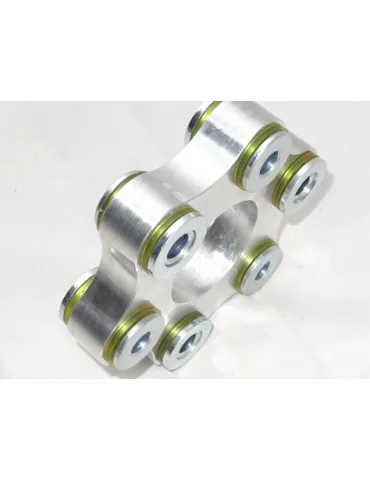 Flector de transmission renforcé Aluminium/Polyuréthane Avant/Arrière Mercedes Classe C W204/S204/C204/CL204/CLC204