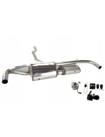 Silencieux Ulter Sport Inox à Valve + Accessoires ALFA ROMEO Stelvio 2016-2020 2.0Turbo