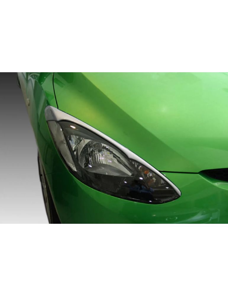 Paupières de phare Mazda 2 Mk2 2007 - 2014 Paupières de phare Mazda 2 Mk2 2007 - 2014