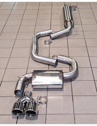 Ligne et Silencieux Sport inox DriveOnly Seat Leon Mk3 1.8 TSi  Standard et FR  2012 - 2020