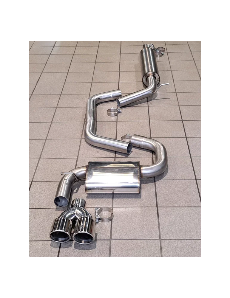 Ligne et Silencieux Sport inox DriveOnly Seat Leon Mk3 1.8 TSi  Standard et FR  2012 - 2020