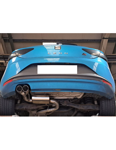 Ligne et Silencieux Sport inox DriveOnly Seat Leon Mk3 1.8 TSi  Standard et FR  2012 - 2020