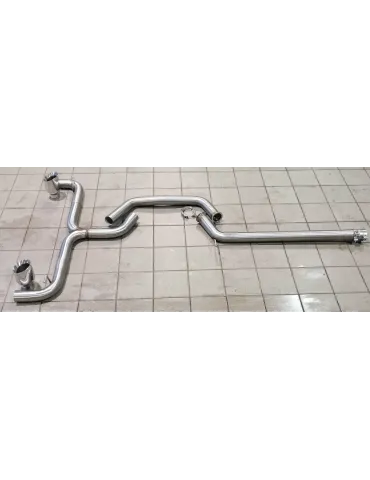 Ligne et Silencieux direct Sport Inox Look GTI DriveOnly Volkswagen Golf Mk7 2.0TDi 2012 - 2020
