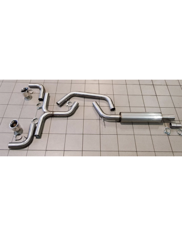 Ligne et Silencieux Sport Inox Look GTI DriveOnly Volkswagen Golf Mk7 2.0TDi 2012 - 2020