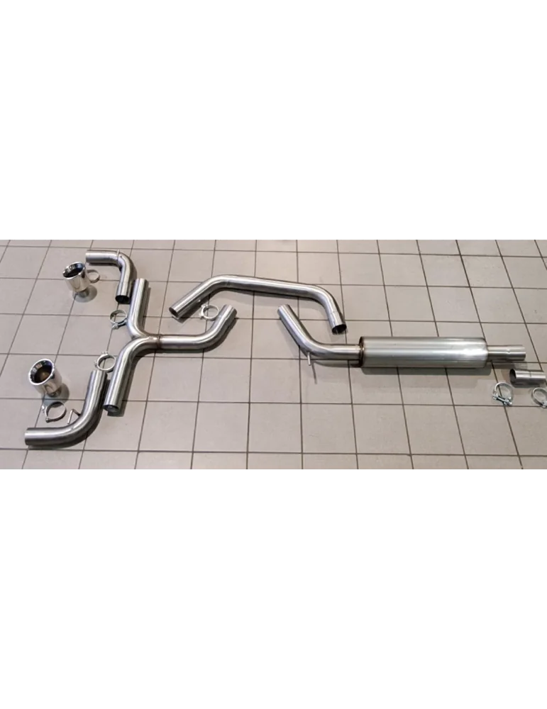 Ligne et Silencieux Sport Inox Look GTI DriveOnly Volkswagen Golf Mk7 2.0TDi 2012 - 2020